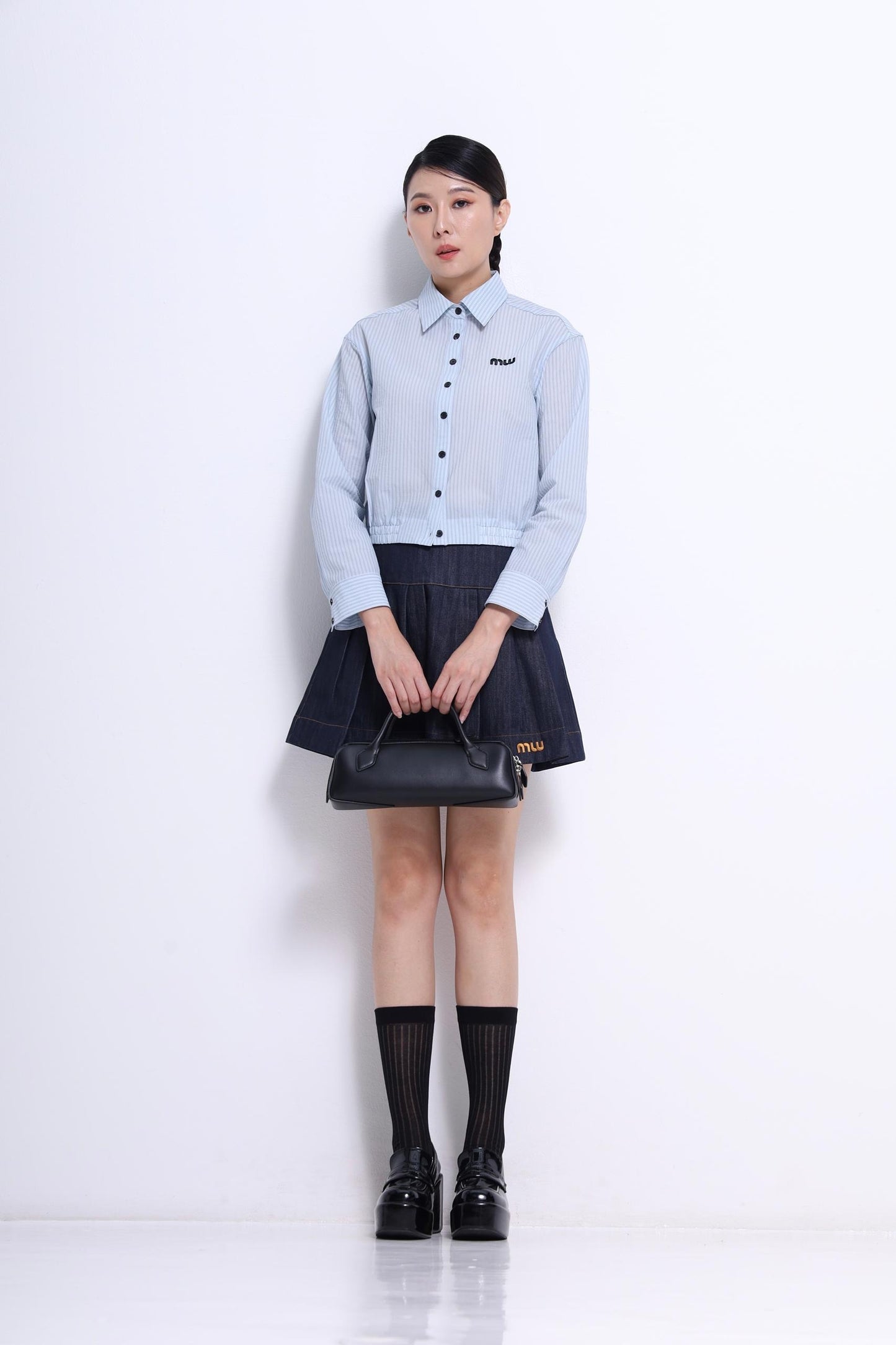 Miu Classic Button Down Top