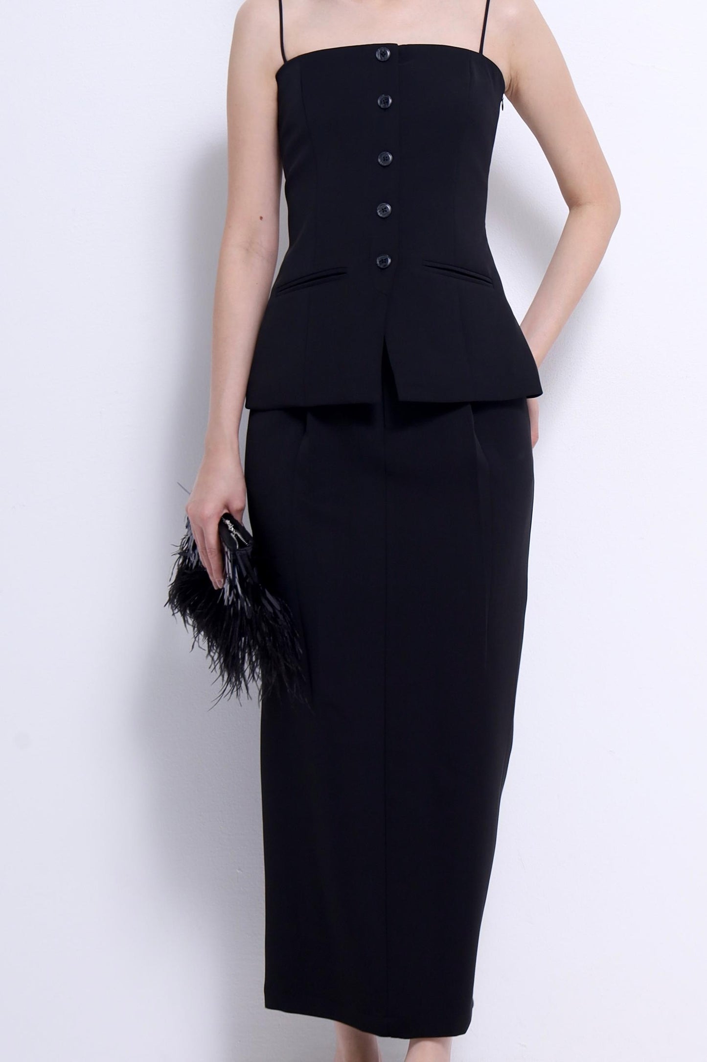 Bianca Column Maxi Skirt