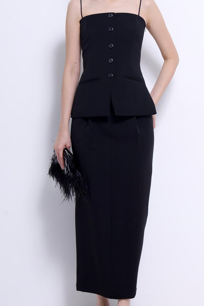 Bianca Column Maxi Skirt