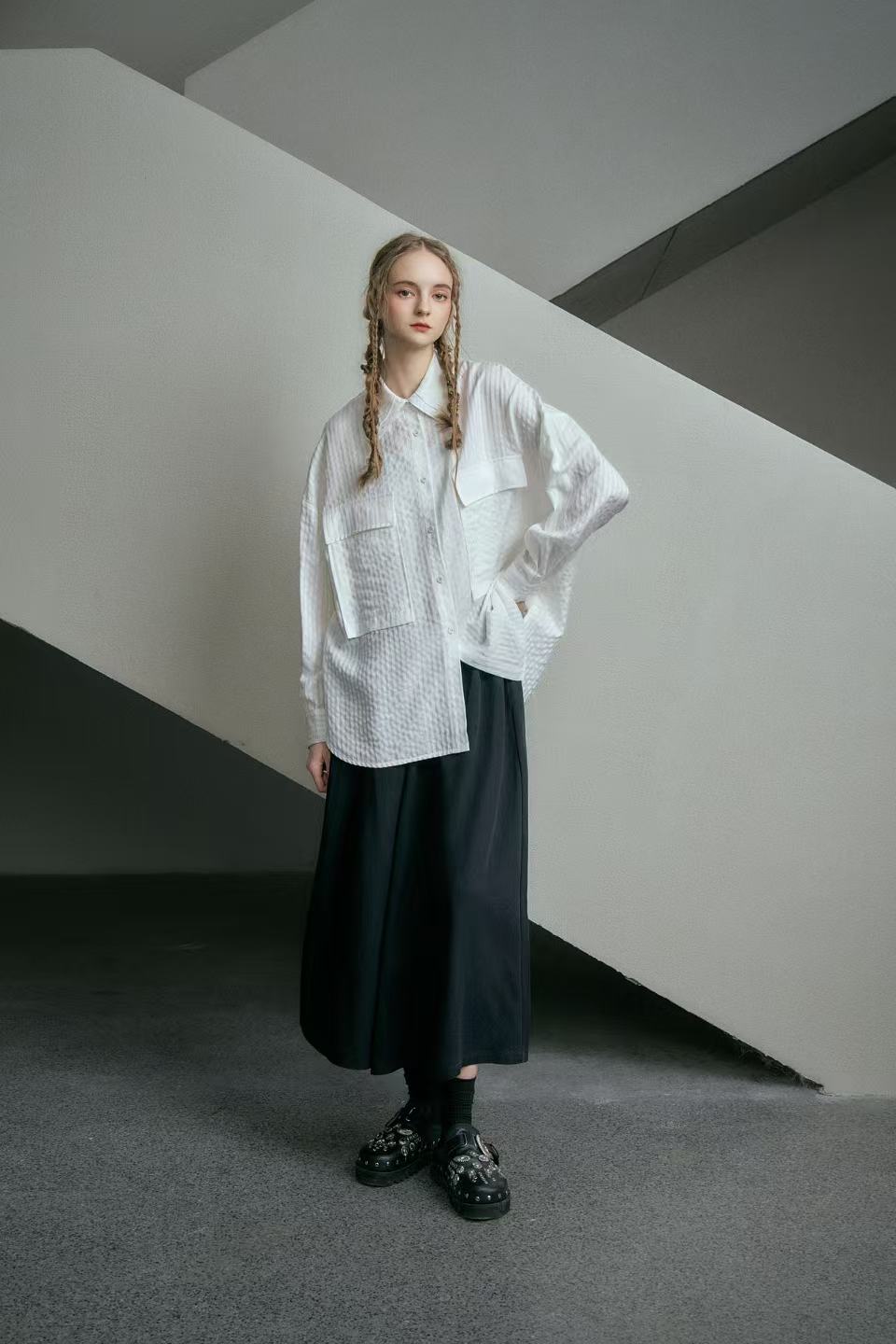 Aubrey Oversized Pocket Shirt