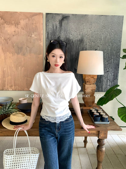 Marie Off Shoulder Lace Top