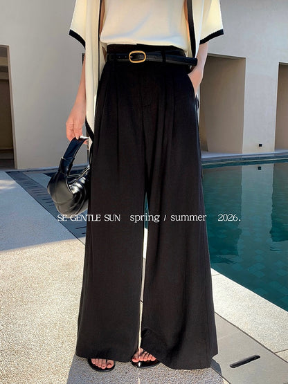 Hana Ramie Wide Legged Pants