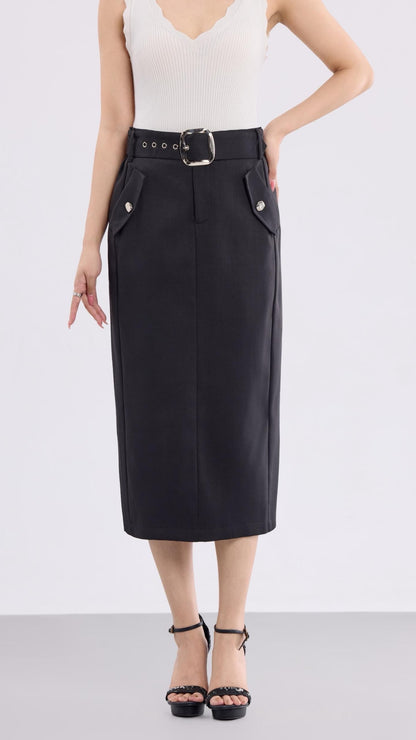 Aurelia Midi Pencil Skirt