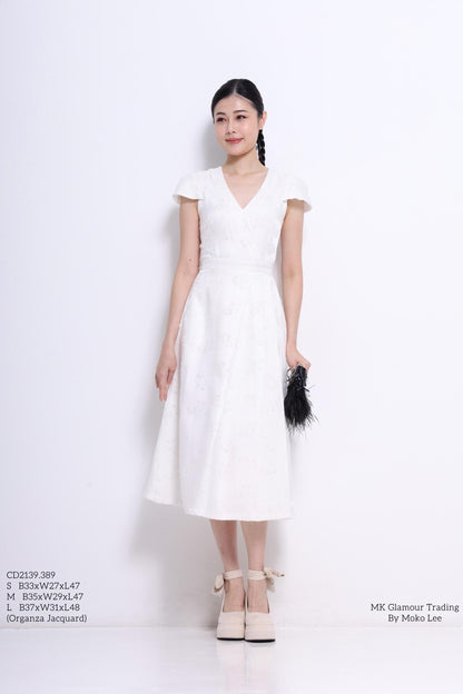 Chloe Jacquard A-line Dress
