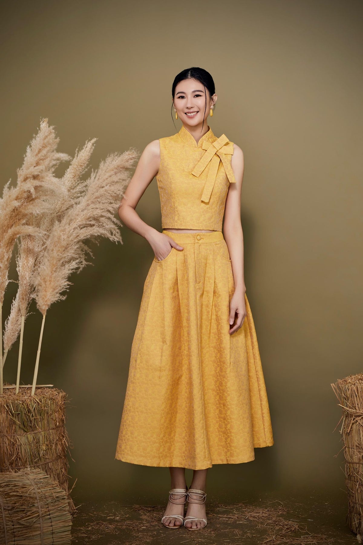 Ru Yi Orient A-line Skirt