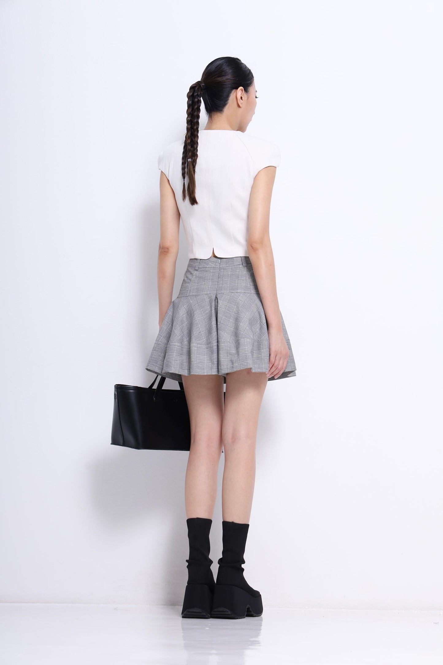 Gaby Denim Button Down Top