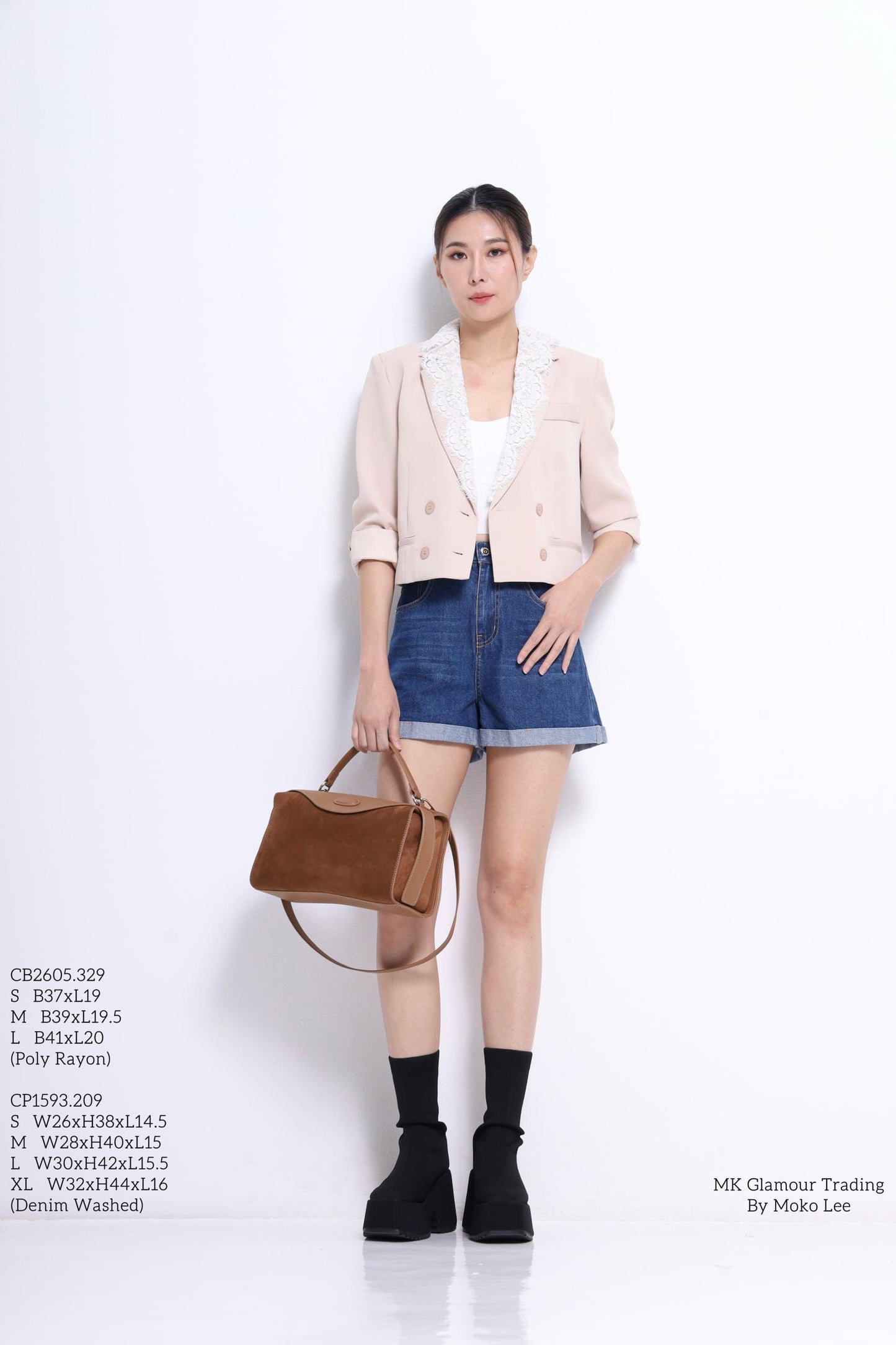 Kate Cropped Lace Jacket