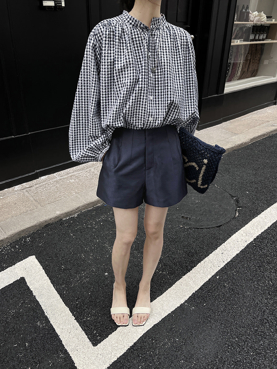 Yuko Satin Tailored Shorts