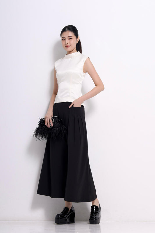 Robin Mock Neck Fitted Top