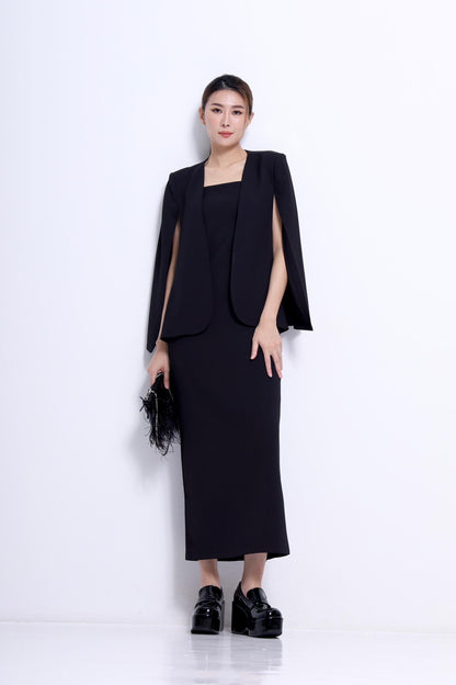 Jace Tailored Cape Blazer