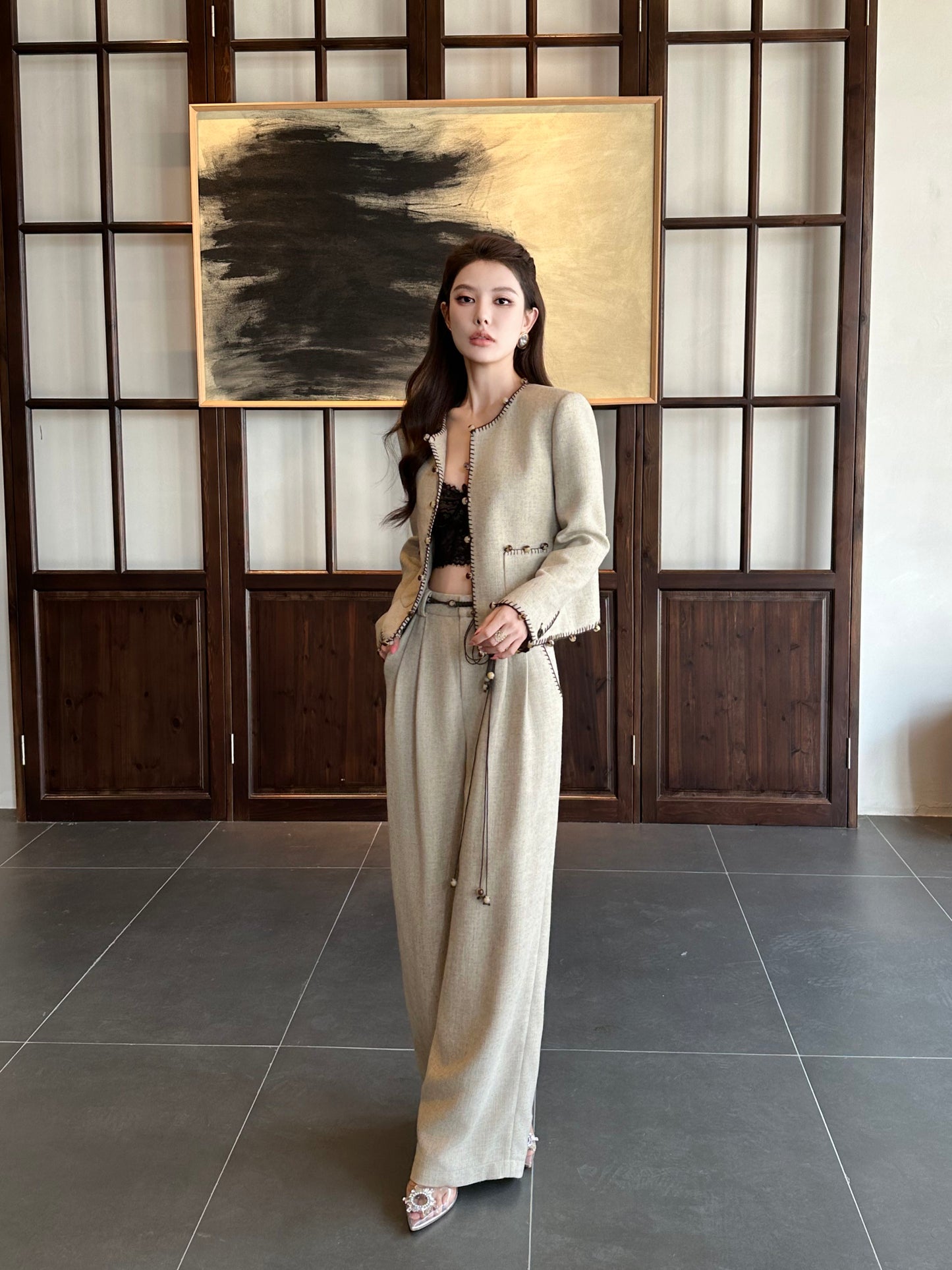 Blake Linen Jacket Setwear