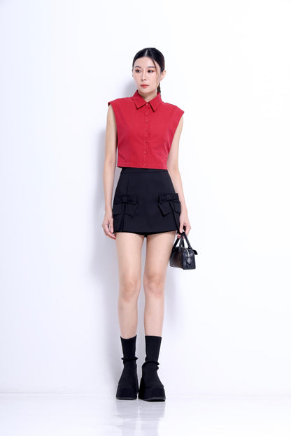 Sera Ribbon Tailored Skorts