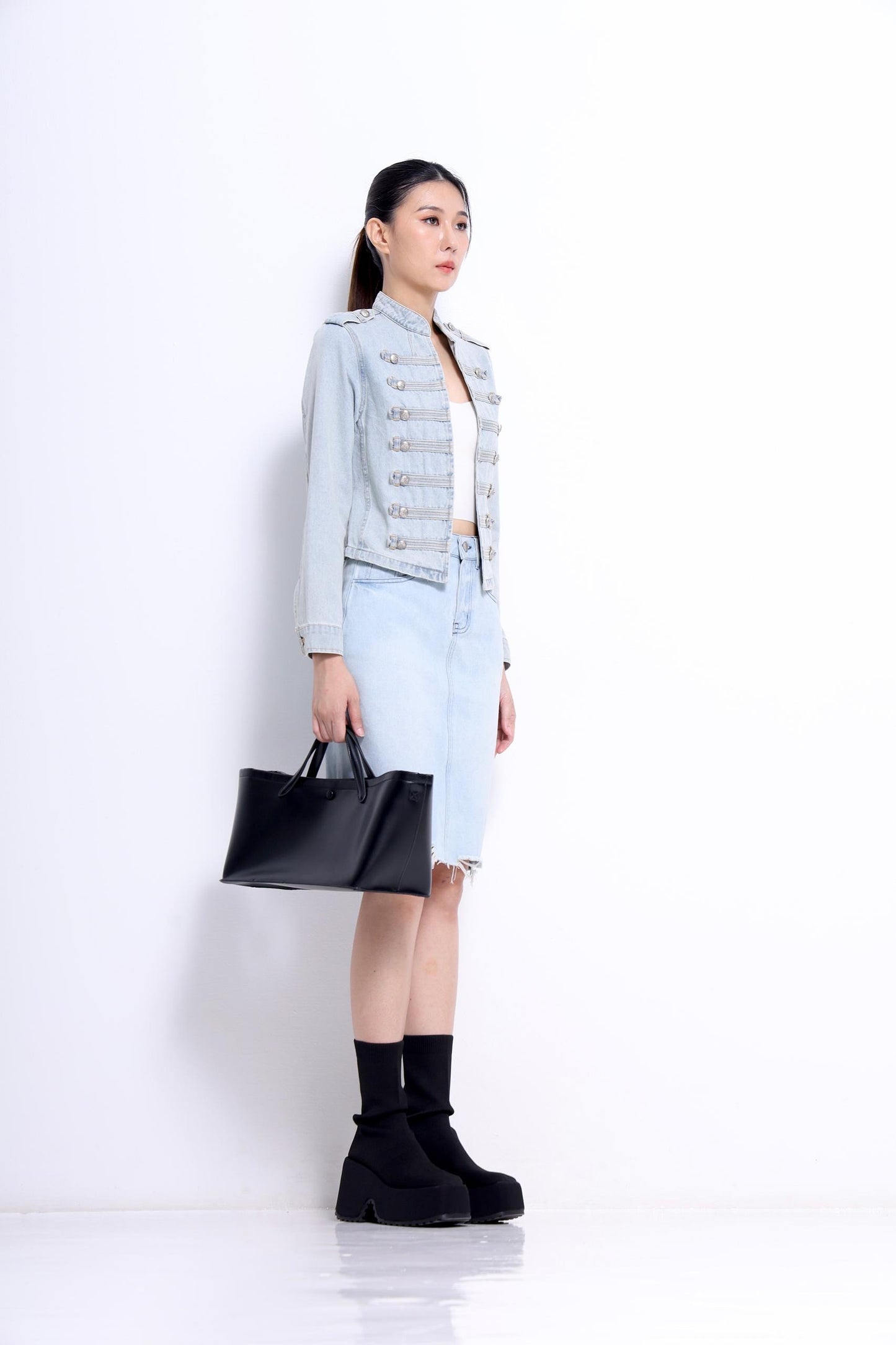 Maren Officer Denim Jacket