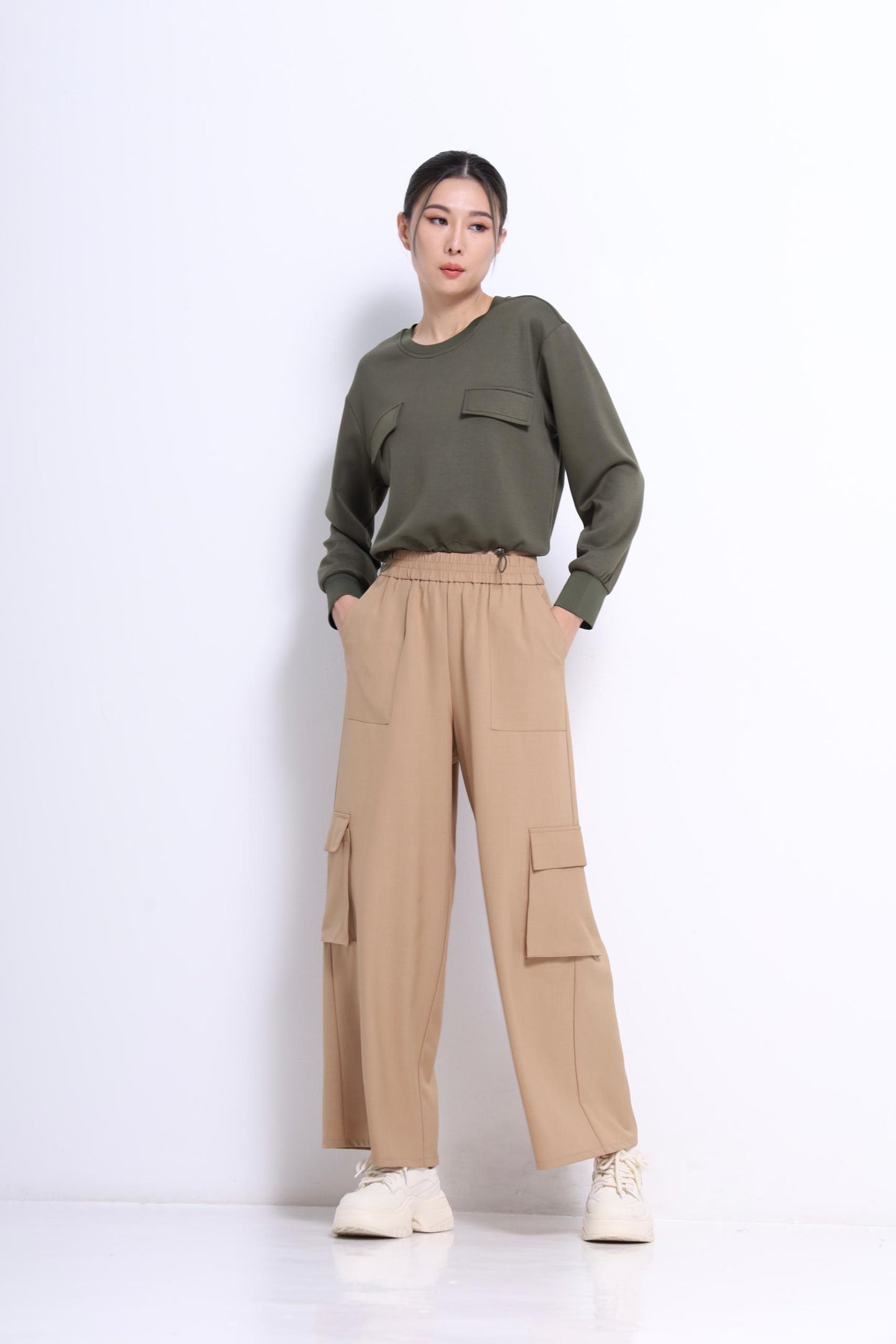 Misa Relaxed Drawstring Sweater