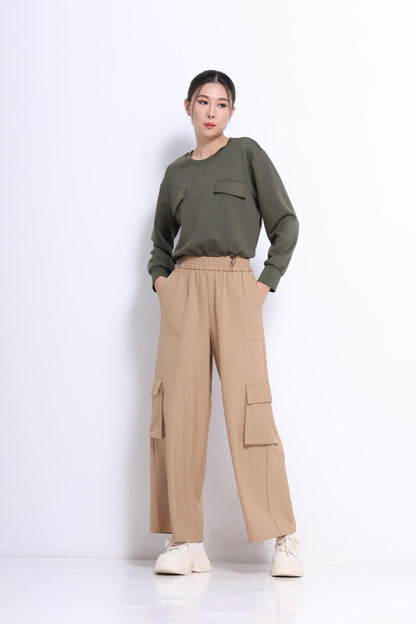 Misa Relaxed Drawstring Sweater
