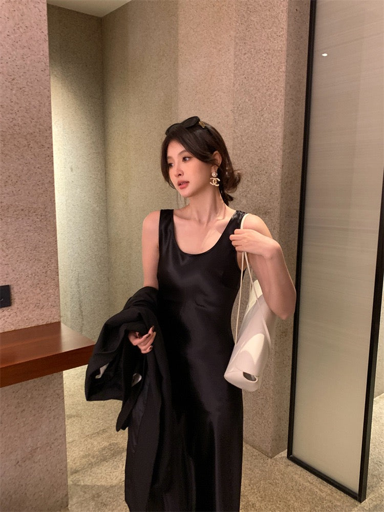 Zena Satin Loose Dress
