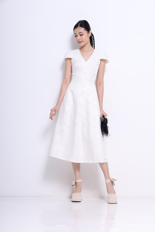 Chloe Jacquard A-line Dress