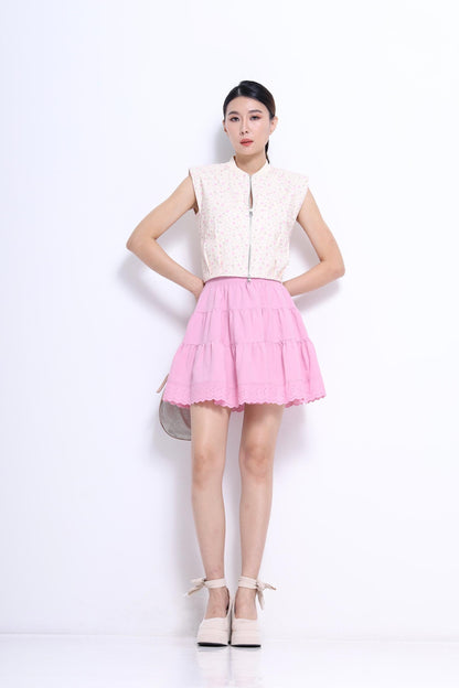 Blossom Cropped Vest Top