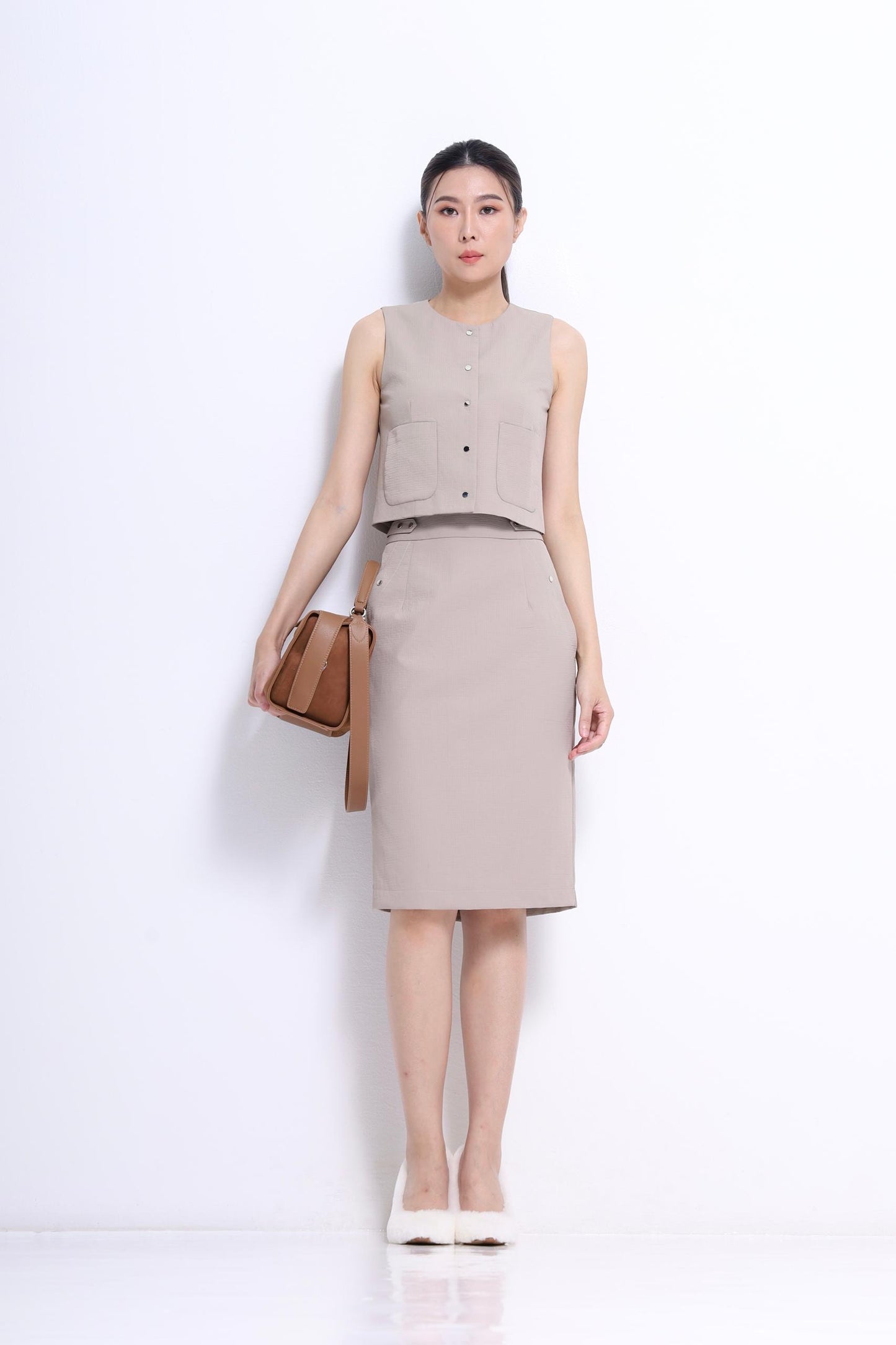 Ivy Cropped Vest Top