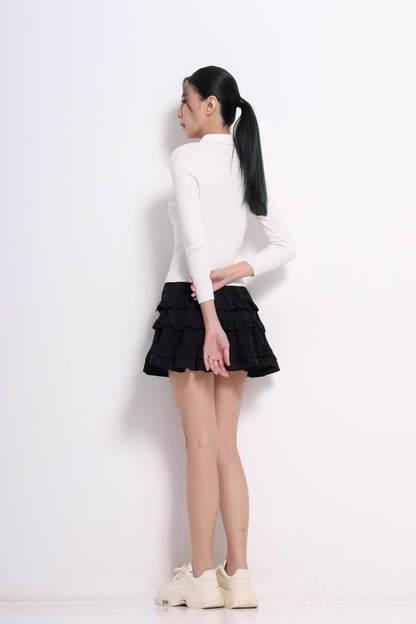 Jess Button Down Knit Top