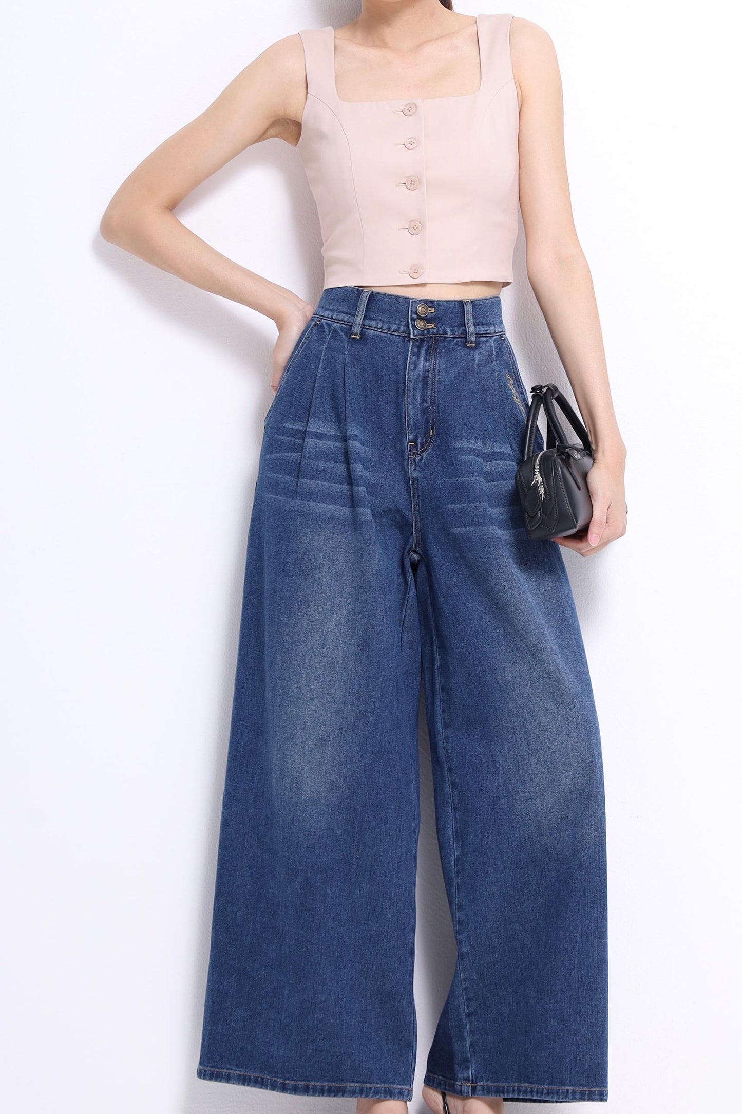 Jenn Wide Legged Denim Jeans