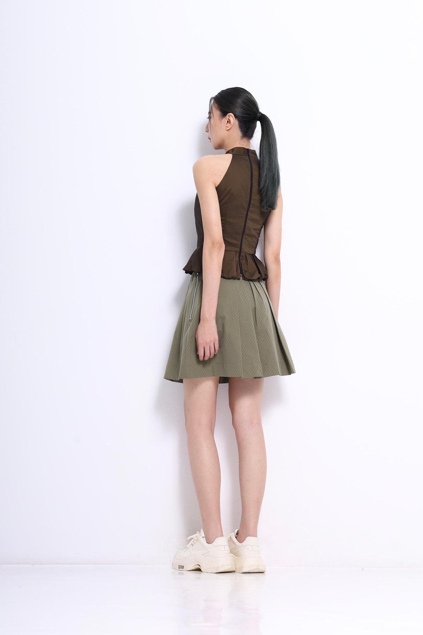 Talia Peplum Ruffles Top