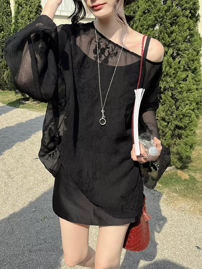 Sera Relaxed Lace Jacquard Top