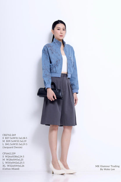 Hera Bermuda Pleated Shorts