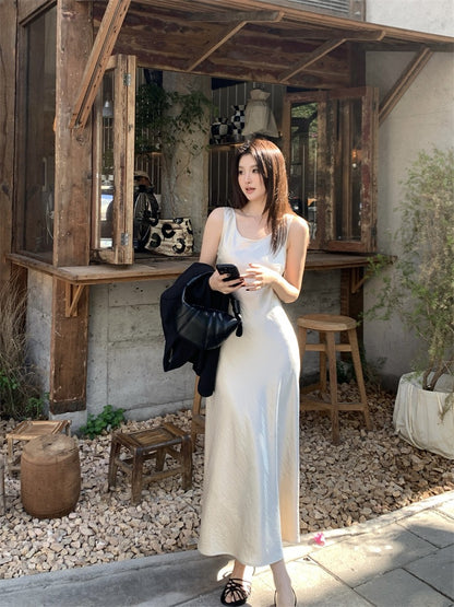 Zena Satin Loose Dress