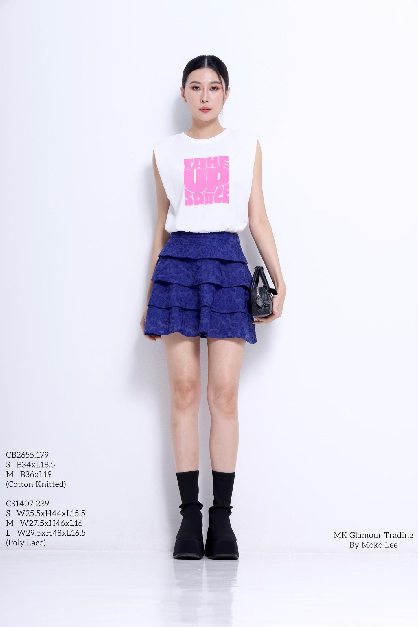Take Up Space Cropped Tee