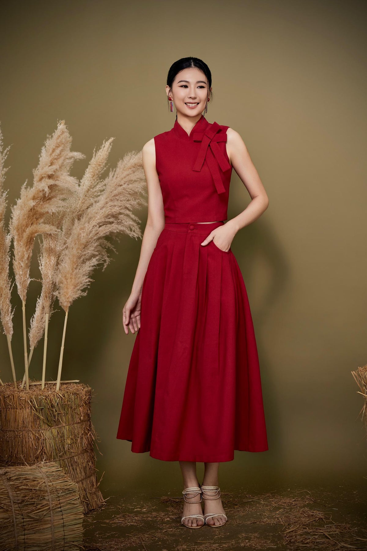 Ru Yi Orient A-line Skirt