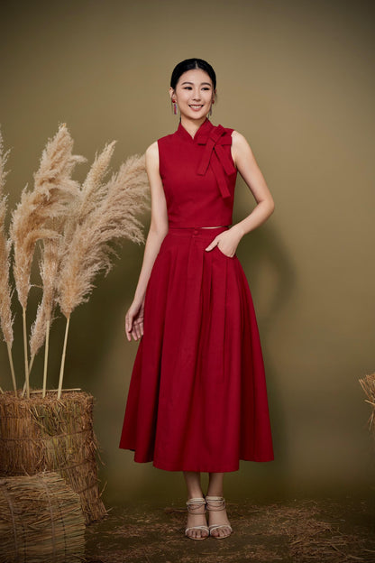 Ru Yi Orient A-line Skirt