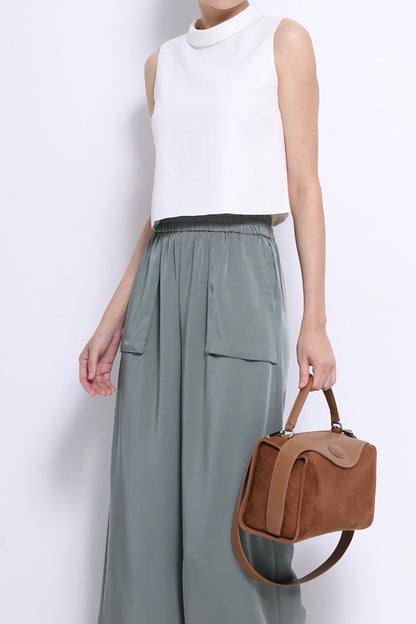 Nara Elastic Satin Loose Pants