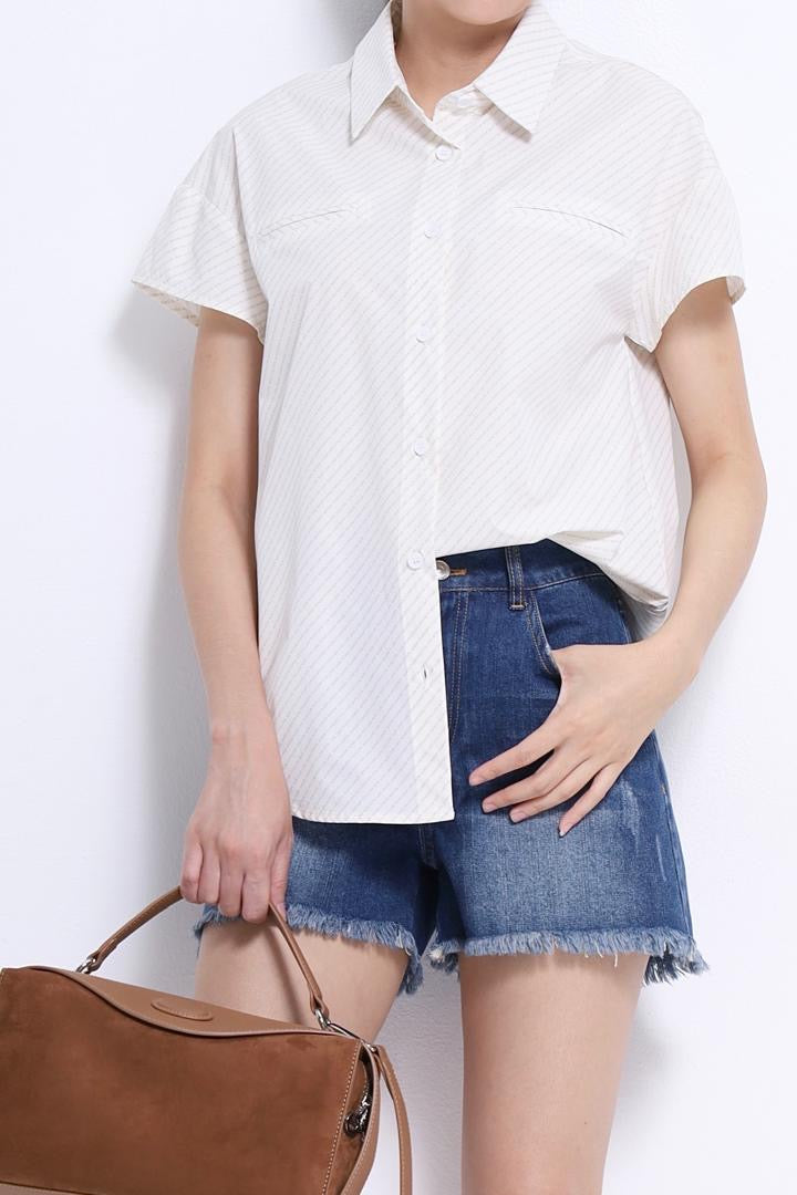 Riya Oversized Shirt with Pockets