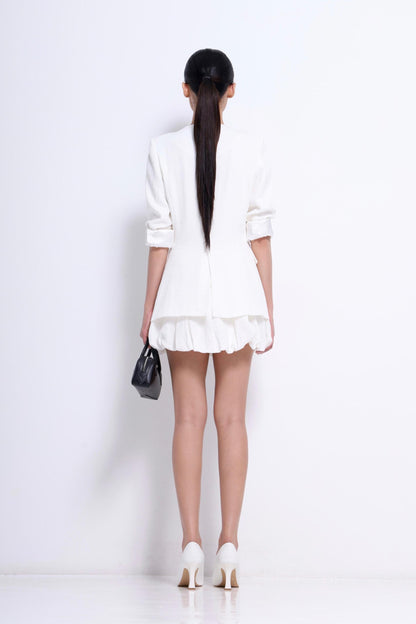 Bernice Bubble Hem Mini Skirt