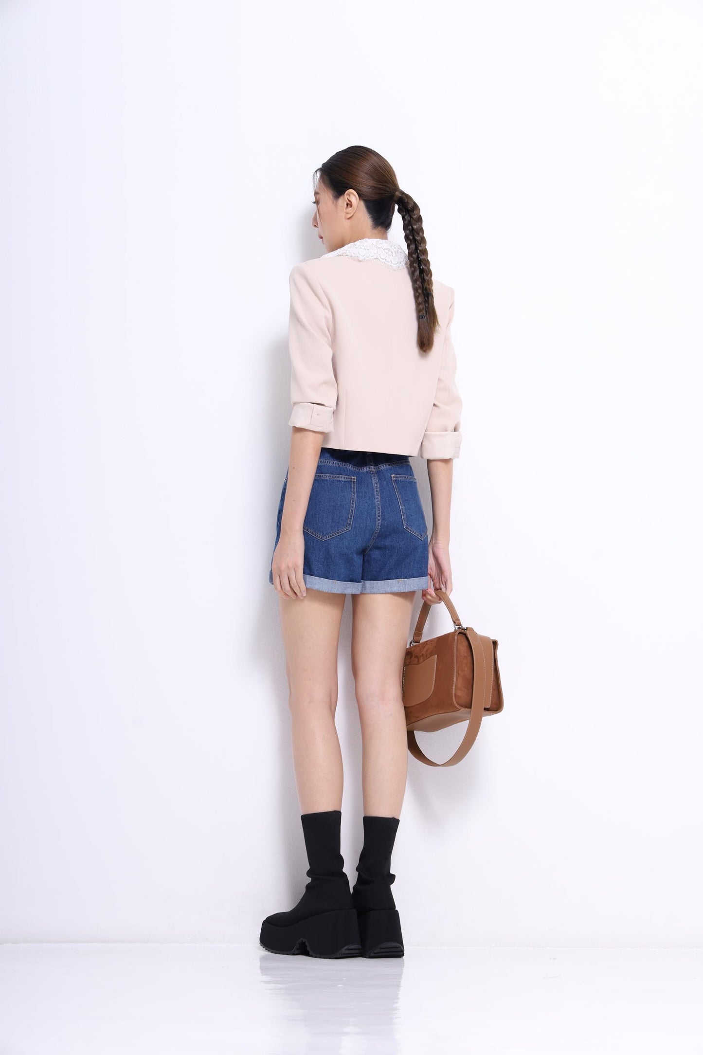 Kate Cropped Lace Jacket