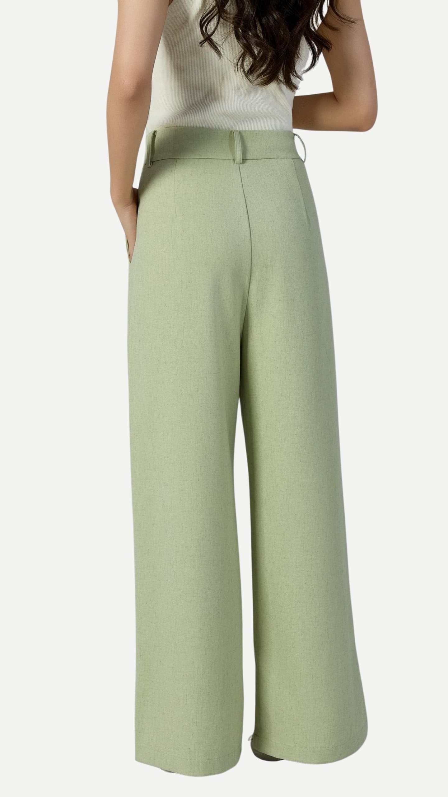 Ziri Linen Wide Legged Pants