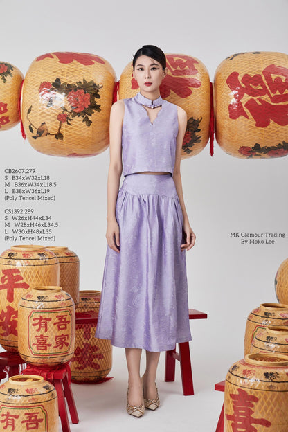 Huan Orient A-line Skirt