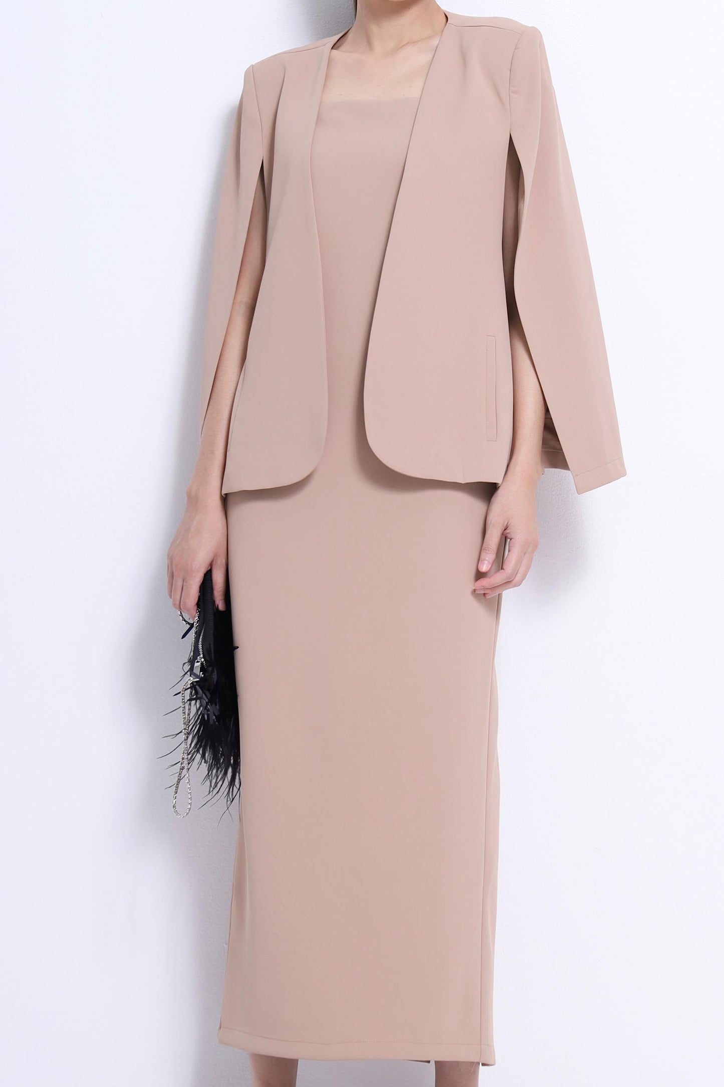 Jace Tailored Cape Blazer
