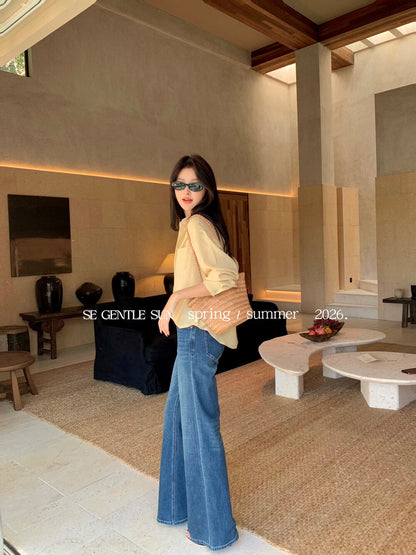Marie Denim Bell-Bottoms Jeans