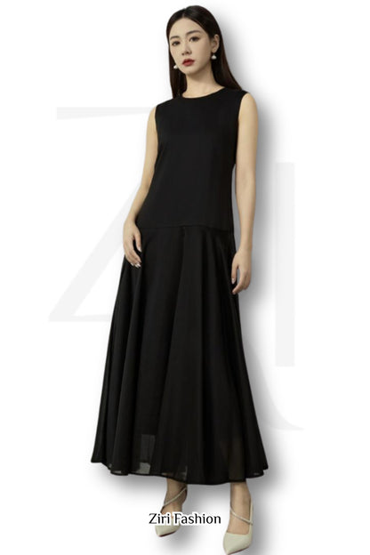 Ziri Tencel Slip-on Dress