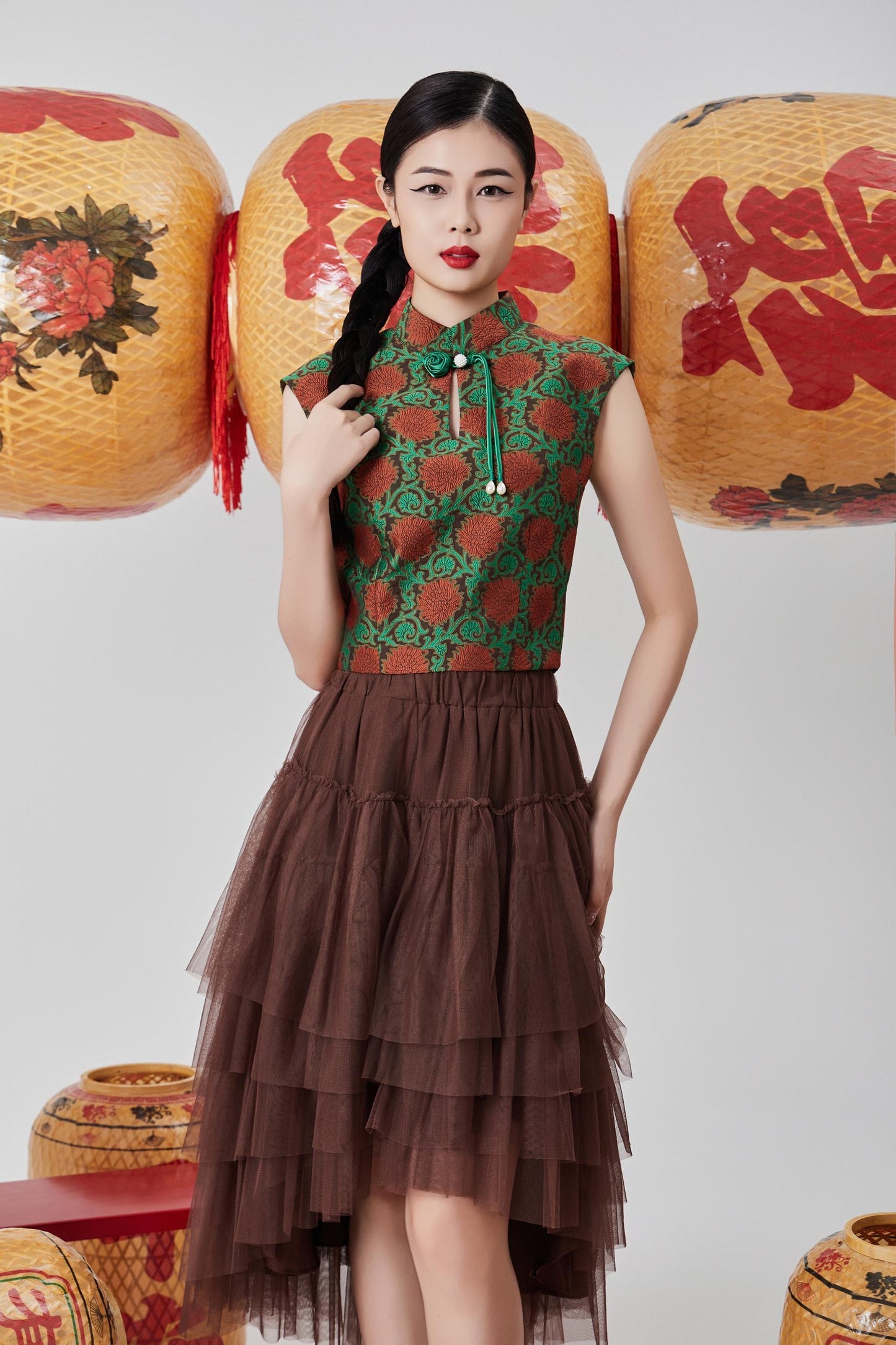 Jue Layered Tulle Skirt