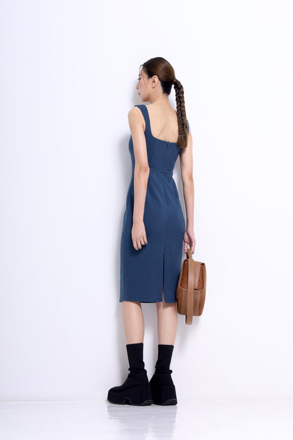 Nora Square Neck Bodycon Dress