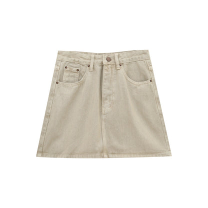 Nancy Washed Denim Mini Skirt