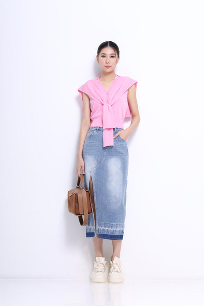 Josie 2 piece V-Neck Knit Vest