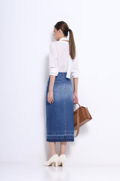 Marie V-Neck Chiffon Blouse