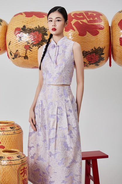 Ran Orient A-line Skirt