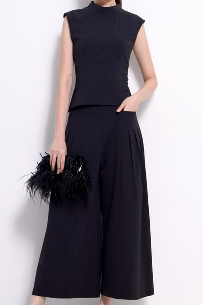 Robin Mock Neck Fitted Top