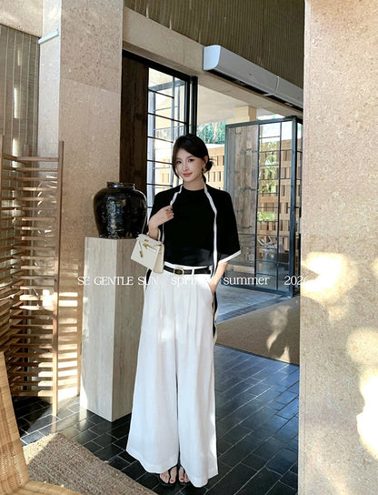 Hana Ramie Wide Legged Pants