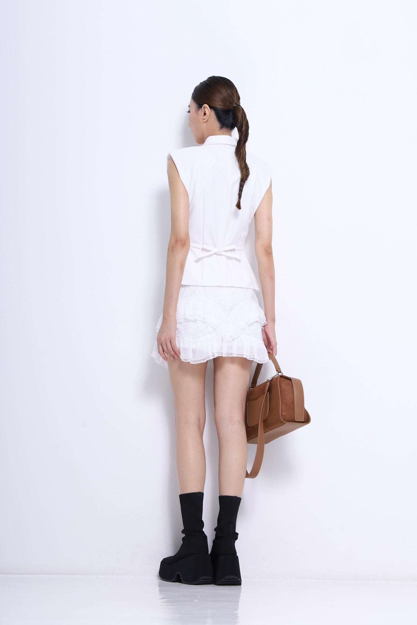 Gia Fitted Back Tie Shirt